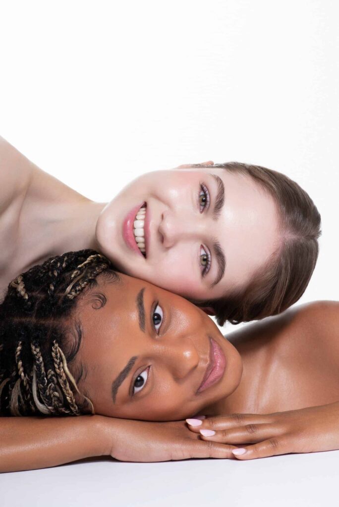 fotografía beauty con varias modelos